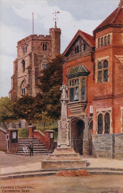 Église et Hôtel de Ville, Cranbrook, Kent - Alfred Robert Quinton