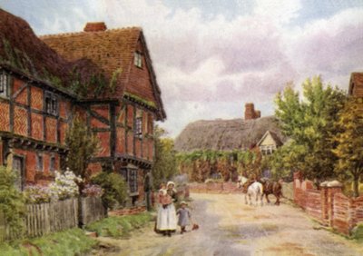 Cottages, East Hagbourne - Alfred Robert Quinton