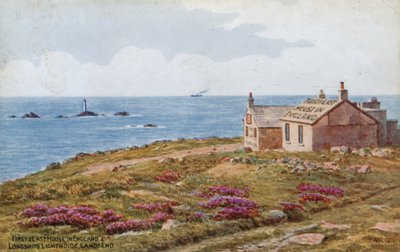 Première et dernière maison en Angleterre et phare de Longships, Lands End - Alfred Robert Quinton