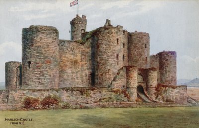 Château de Harlech, depuis le nord-est - Alfred Robert Quinton