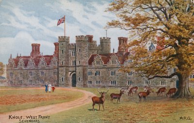 Knole, Façade Ouest, Sevenoaks - Alfred Robert Quinton