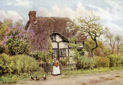 Lilas et fleurs de pommier, Harvington, Worcester - Alfred Robert Quinton