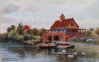 Llandrindod Wells, Maison de bateau sur le lac - Alfred Robert Quinton