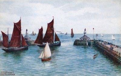 Lowestoft, la tête de la jetée - Alfred Robert Quinton