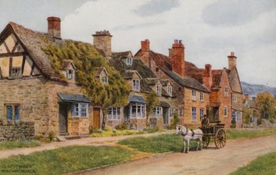 Vieilles chaumières, Broadway, Worcs - Alfred Robert Quinton