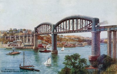 Plymouth, pont Royal Albert, Saltash - Alfred Robert Quinton