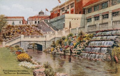 Jardins de rocaille et cascade, Le Pavillon, Bournemouth - Alfred Robert Quinton