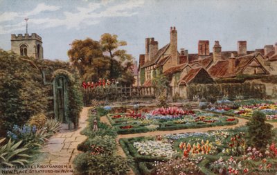 Le jardin noué de Shakespeare, New Place, Stratford-on-Avon - Alfred Robert Quinton
