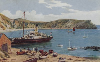 Débarcadère de bateau à vapeur, Lulworth Cove - Alfred Robert Quinton