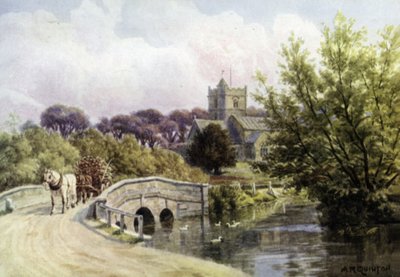 Le Pont, Coombe Bissett, près de Salisbury - Alfred Robert Quinton