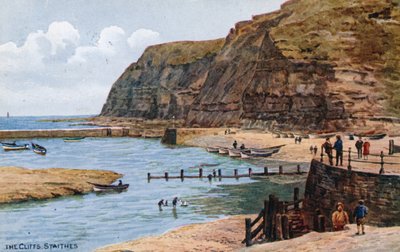 Les Falaises, Staithes - Alfred Robert Quinton