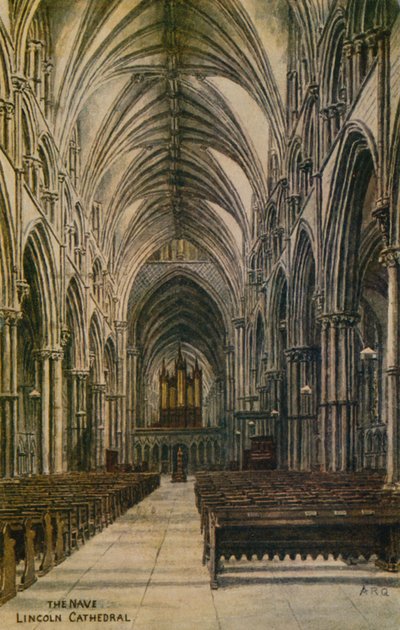 La Nef, Cathédrale de Lincoln - Alfred Robert Quinton