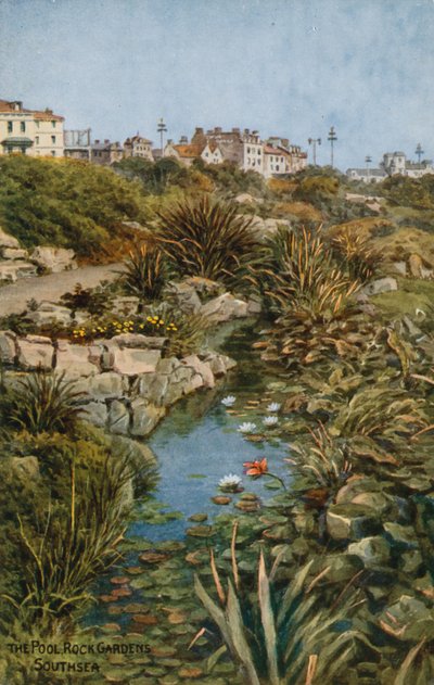 La piscine, jardins de rocaille, Southsea - Alfred Robert Quinton
