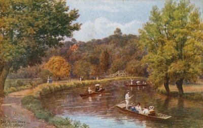 La rivière Wey, Guildford - Alfred Robert Quinton