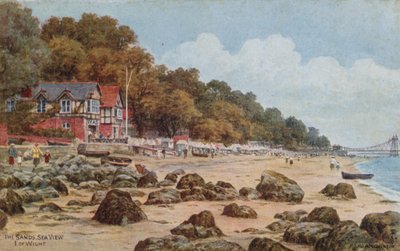 Les Sables, vue sur la mer, Île de Wight - Alfred Robert Quinton