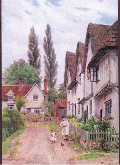 Les Trois Pignons, Kersey, Suffolk, de Les Cottages et la vie villageoise de l