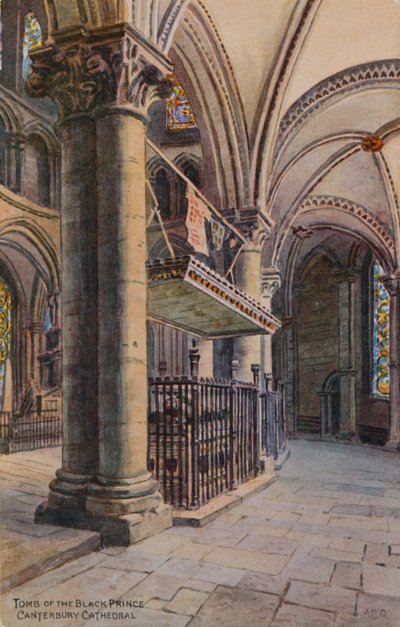 La tombe du Prince Noir, cathédrale de Canterbury - Alfred Robert Quinton