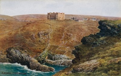 Tintagel, crique et hôtel - Alfred Robert Quinton