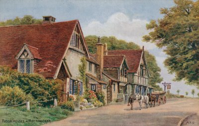 Maisons Tudor à Rottingdean - Alfred Robert Quinton