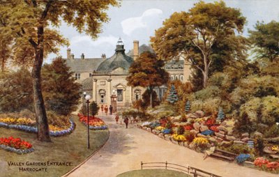 Entrée des jardins de la vallée, Harrogate - Alfred Robert Quinton