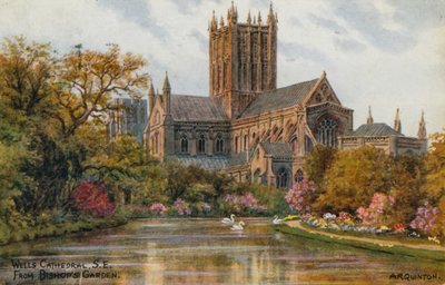 Cathédrale de Wells Sud-Est depuis le jardin de l