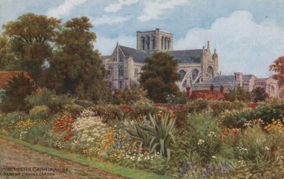 Cathédrale de Winchester depuis le jardin du chanoine - Alfred Robert Quinton