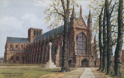 Cathédrale de Winchester, vue du nord-ouest - Alfred Robert Quinton