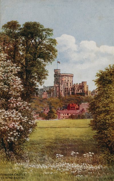 Château de Windsor depuis The Brocks - Alfred Robert Quinton