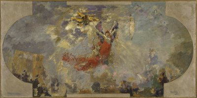 Esquisse pour le Petit Palais, galerie sud : Apothéose (plafond central), entre 1906 et 1913 - Alfred Roll