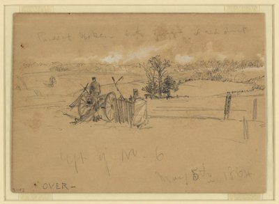 À gauche du n° 6 - Alfred Rudolph Waud