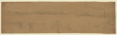 Transports à Alexandrie en train de retirer des troupes - Alfred Rudolph Waud