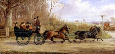 Un break et quatre allant à une rencontre - Alfred Sheldon Williams