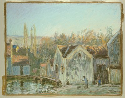 Un coin de Moret-sur-Loing - Alfred Sisley
