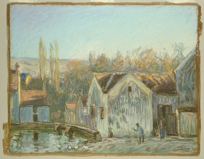 Un coin de Moret-sur-Loing - Alfred Sisley