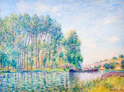 Un virage dans le Loing à Moret - Alfred Sisley