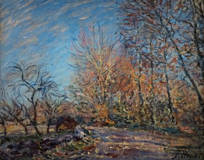 À la lisière de la forêt de Fontainebleau - Alfred Sisley