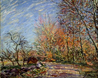 À la lisière de la forêt de Fontainebleau, 1885 - Alfred Sisley
