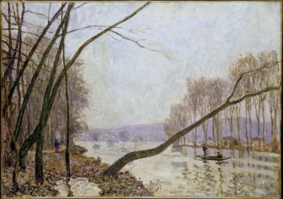 Berge de la Seine en automne - Alfred Sisley