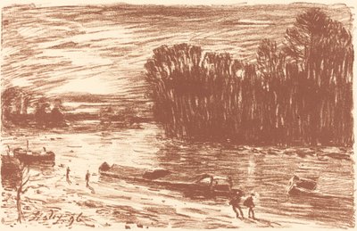 Bords du Loing, près Saint-Mammès - Alfred Sisley