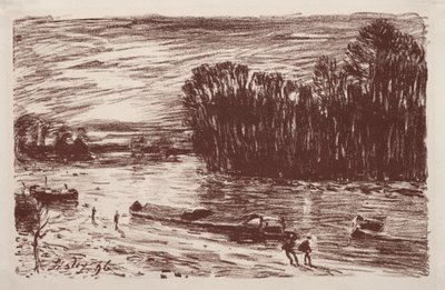 Bords du Loing, près de Saint-Mammès - Alfred Sisley