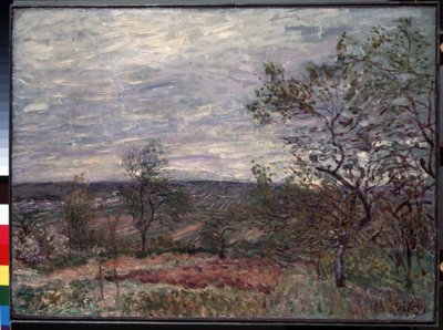 Journée de vent à Veneux - Alfred Sisley