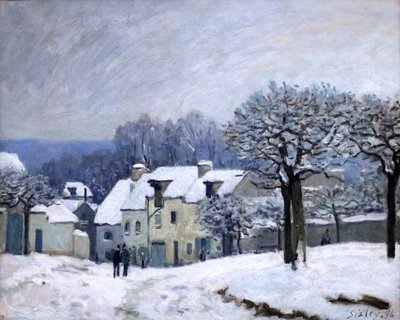 La Place du Chenil à Marly - Alfred Sisley