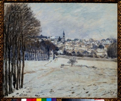 La neige à Marly - Alfred Sisley