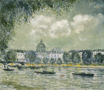 Paysage le long de la Seine avec l