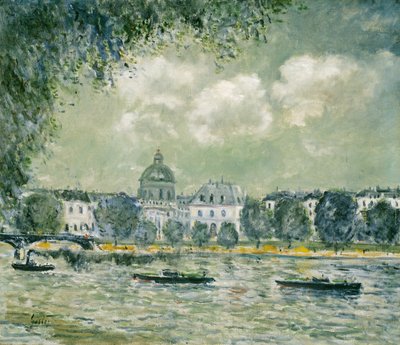 Paysage le long de la Seine avec l