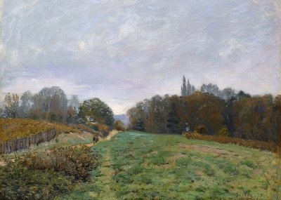 Paysage près de Louveciennes - Alfred Sisley