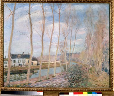 Le canal du Loing - Alfred Sisley