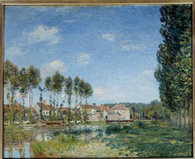 Moret, les bords du Loing - Alfred Sisley