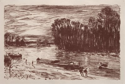 Sur les rives du Loing - Alfred Sisley