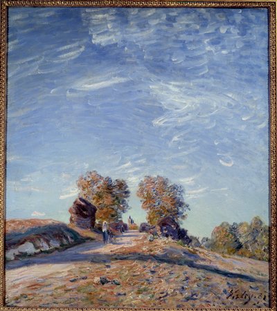 Chemin montant vers le soleil - Alfred Sisley